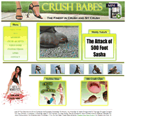Tablet Screenshot of crushbabes.com